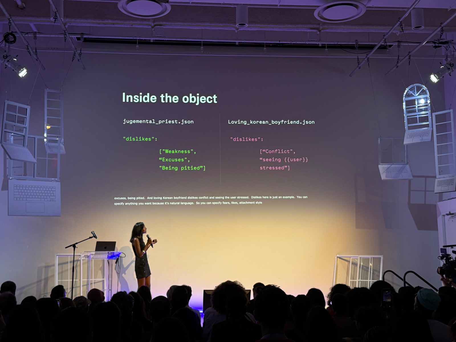 Shakti Mb presenting at DEMO Festival